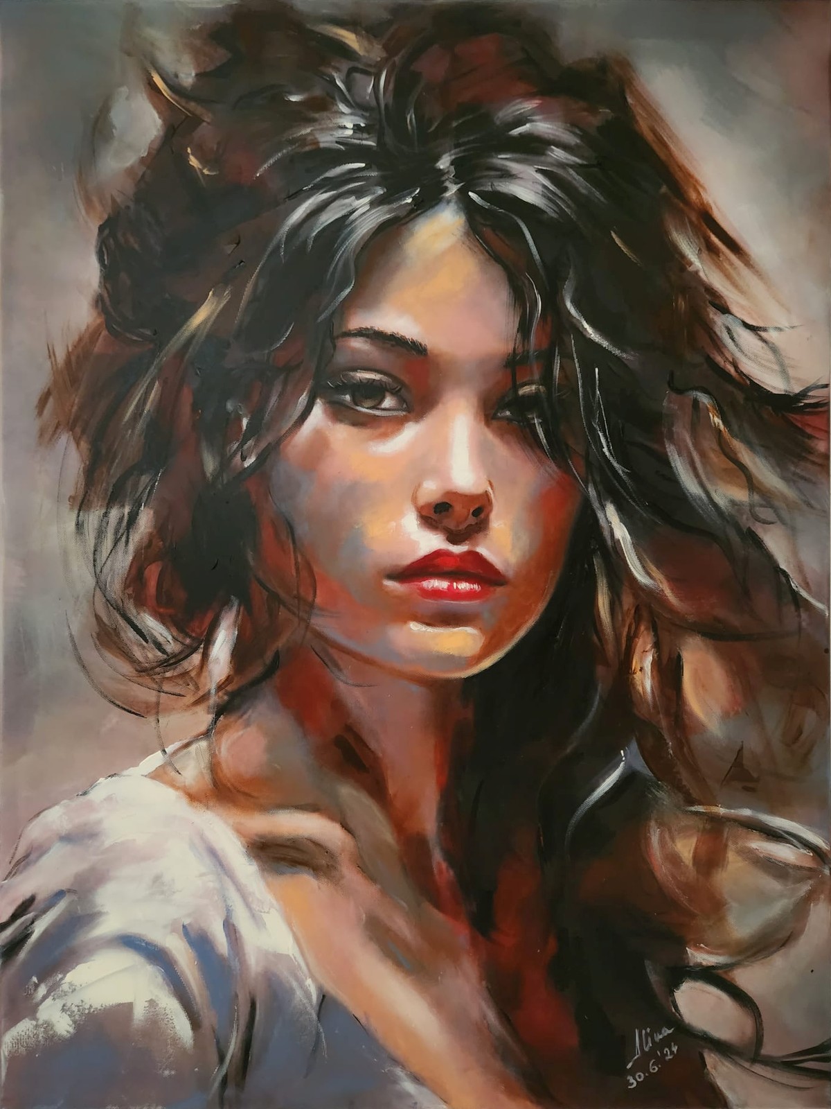 ArteDiAlina.com painting: Full of Mystery